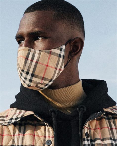 Burberry releases face mask with signature check pattern